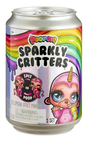 Lata Sorpresa Poopsie Glitter Sparkly Critters Slime