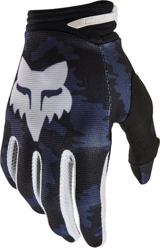 Guantes Motocross Fox - 180 Nuklr - Azul