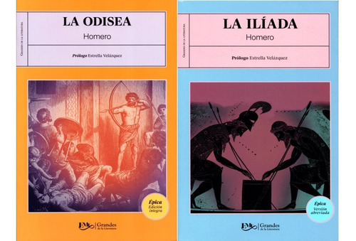 La Iliada Y La Odisea Homero 2 Libros Originales 