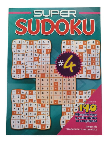 Libro Pasatiempos Sudoku  3x $27900