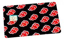 Comprar Sticker Tarjeta Skin Calcomania Naruto Nube De Akatsuki