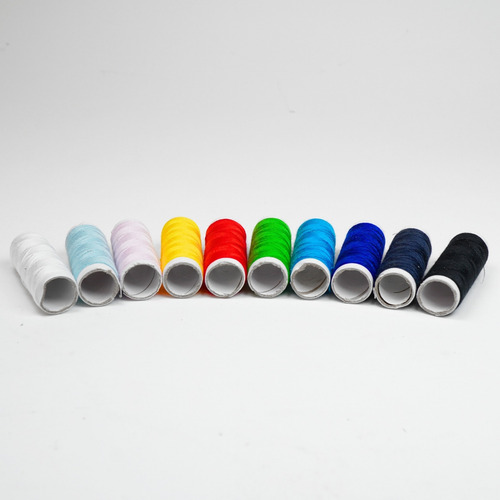12 Kits Para Costura Cada Set Con 10 Hilos + 7 Agujas 204pzs