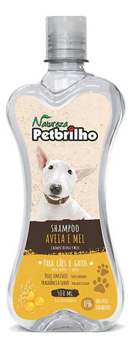 Shampoo Petdrilho Perros Y Gatos Pelaje Blanco/neutro 500ml Fragancia Avena Y Miel