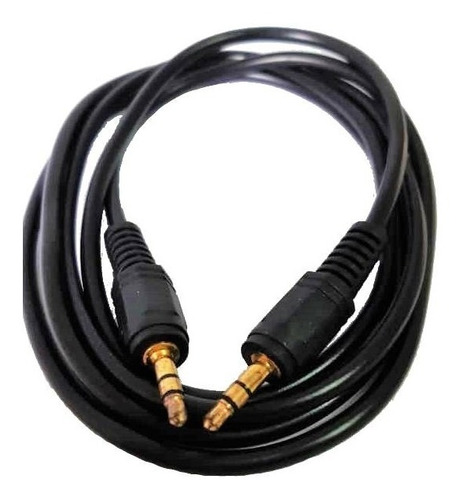 Cable Auxiliar Audio Stereo Gio Minijack 3.5 M/m 1.5mts