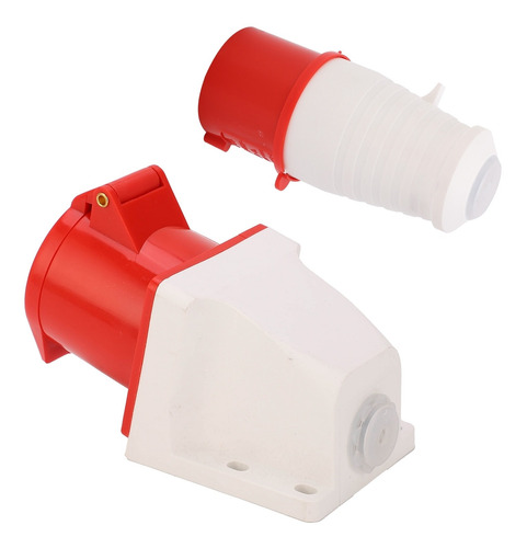Juego De Enchufes De Conector Industrial Trifásico De 4 Pine