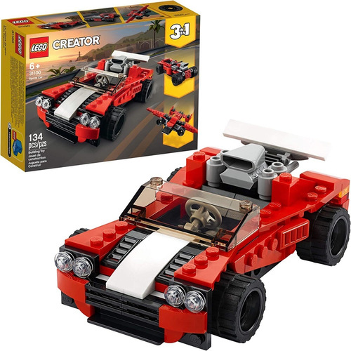 Lego Creator 3en1 Juguete Coche De Deportes De 31100 Kit