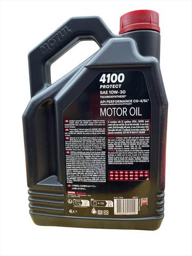 Aceite 10w30 Semisintetico Motul Garrafa 4100 Somos Tienda