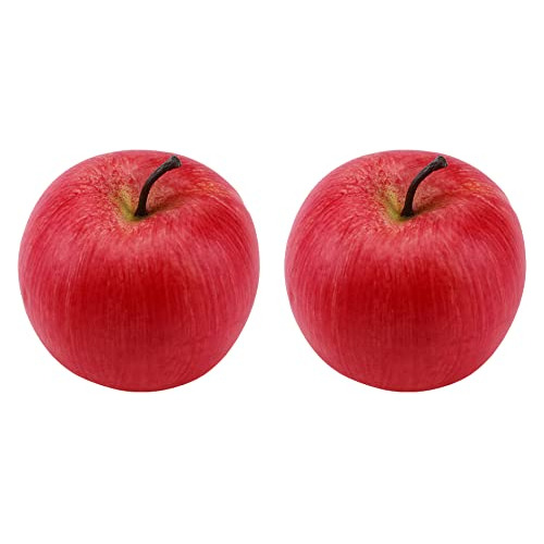 2 Paquetes De Manzanas Artificiales, Manzanas Falsas Fr...