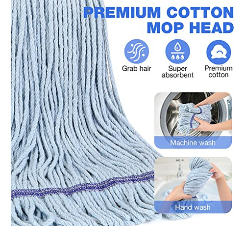 Fregona De Hilo Para Limpieza De Suelos - Heavy Duty Industr