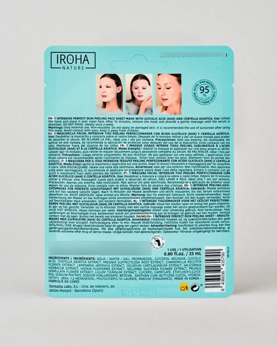 Mascarilla Piel Perfecta Ácido Glicólico Iroha Nature