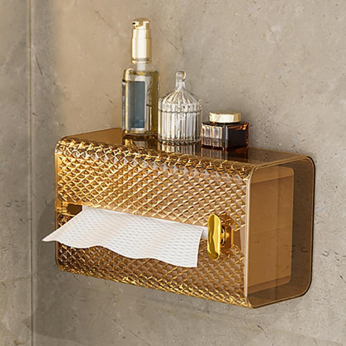 Soporte Para Caja De Pañuelos, Caja De Amarillo