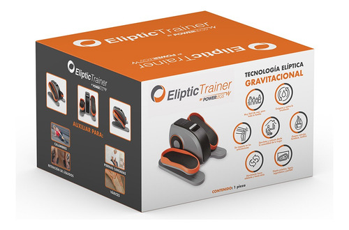 Eliptic Trainer Elítptica E0045-34 + cremas + compresa cervical color naranja
