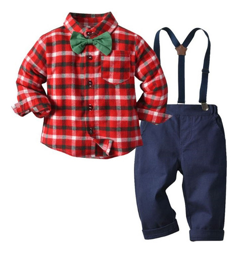 Conjunto Semiformal For Bebé Niño Traje De Fiesta Navidad