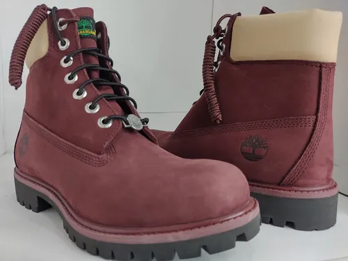 Botas Timberland Hombre Outdoor Field Vino Nubuck Original
