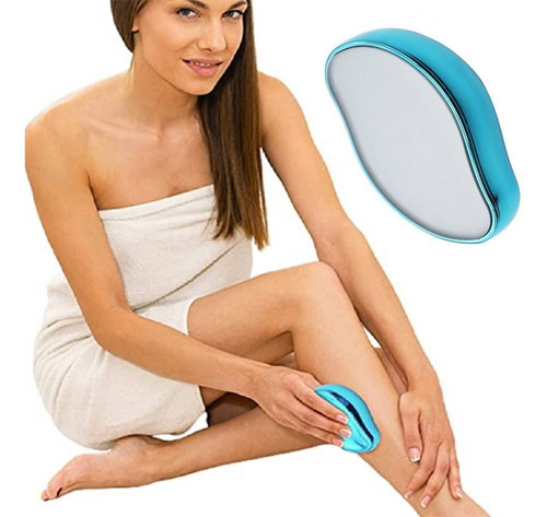 Manual de herramientas de belleza de varios colores para depiladora de cristal reutilizable e indolora