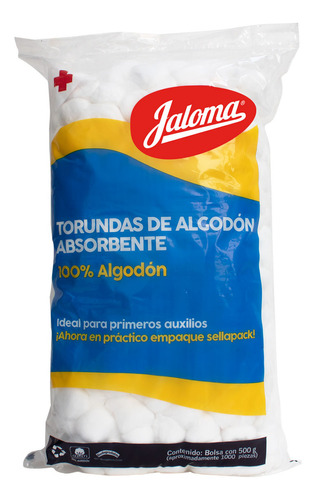 Jaloma torundas de algodón absorbente 500 gr 1000 bolitas