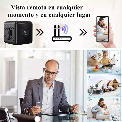 Mini Cámara Inalámbrica Wifi Oculta, Tony Spy 1080p Cámara V