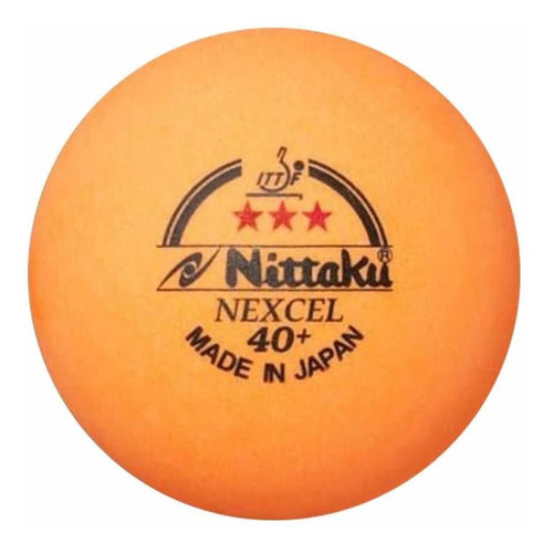 Nittaku 12 Bola Nexcel Fabricado Japon Material No 3 Mesa