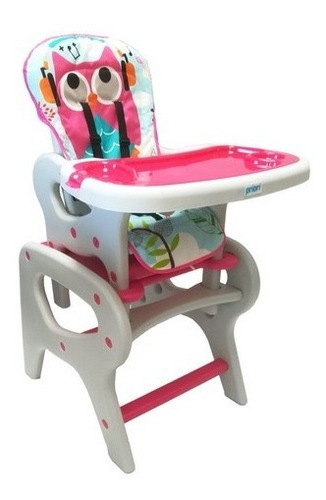 Imagen 3 de 3 de Silla Comedor Alta Escritorio 2 En 1 Para Bebé Marca Priori