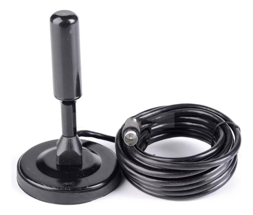 Antena Interior Tv Digital Isdbt Vhf & Uhf Base Magnetica ®