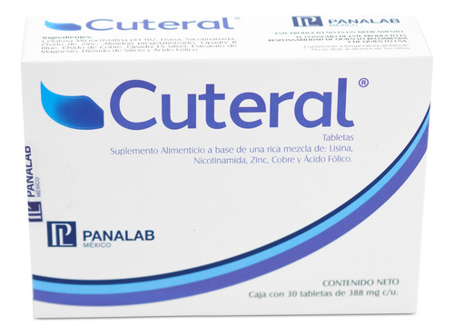 Cuteral Suplemento Alimenticio Antiacné Nicotinamida 30 Tabs