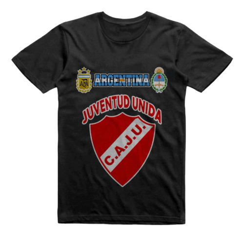 Remera Infantil Negra Juventud Unida Humboldt