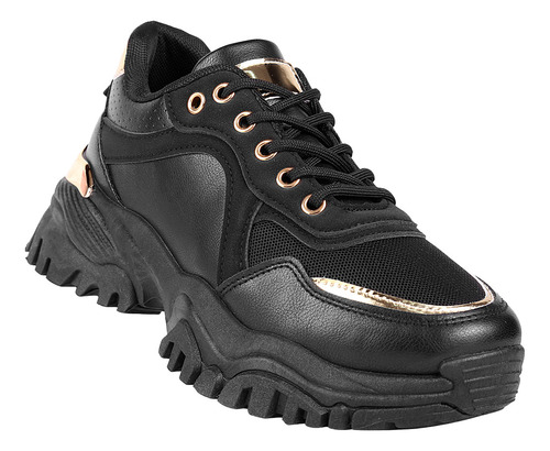 Tenis Mujer Casual Negro Torrente 14704211