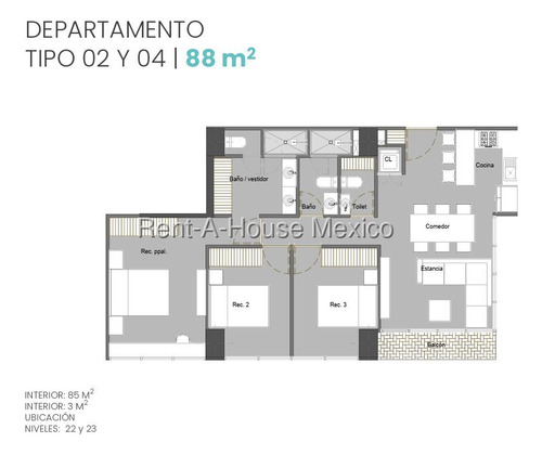 Departamento En Venta En Carretera Mexico Toluca, El Yaqui Gis 25-3186