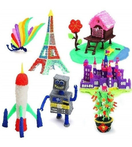 Imagem 2 de 4 de Caneta E Consumíveis Profissionais Da Impressora 3d Pla 9m