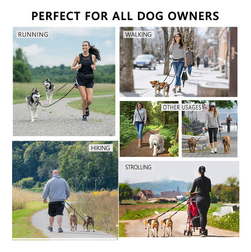 Coleira Para Cães Sem Usar As Mãos: Correr, Caminhar, Fazer
