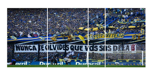 Cuadro Fútbol Tribuna Boca Juniors Políptico Cod 2003