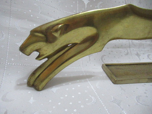 Figura Decorativa Pantera De Bronce Art Deco 40cm (15056) (Usado)
