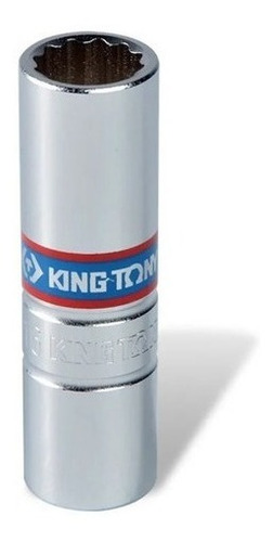 Imagem 1 de 2 de Soquete De Vela 14mm Encaixe 3/8 Para Motocicletas King Tony