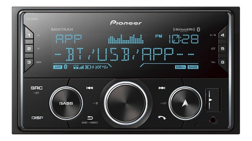 Autoestéreo para auto Pioneer MVH S620BS con USB y bluetooth