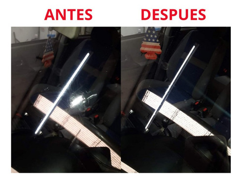 Imagen 2 de 7 de Pulido Vidrios Dual Care 50ml Grueso + Fieltro Alta Densidad