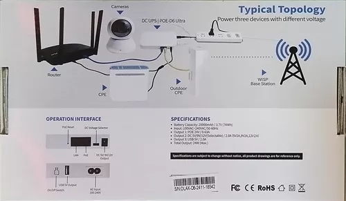 Mini Dc Ups Pro Olax 20000