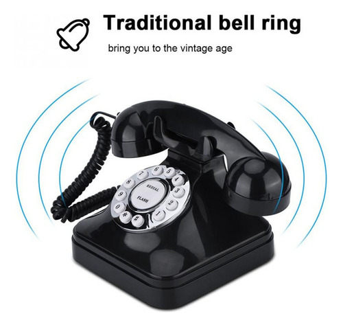 Teléfonos Retro Antiguos Fijos Apariencia Vintage Regalo De