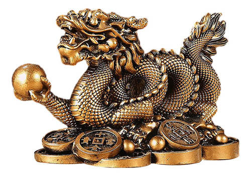 2 Figura Del Año Del Dragón Chino, Decoración Fengshui,