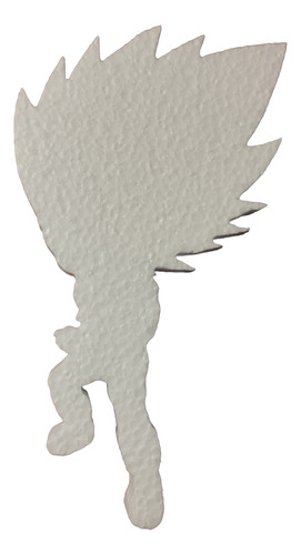 Figura Unicel Vegeta Ssj 3 Daima Para Pintar 10 Piezas