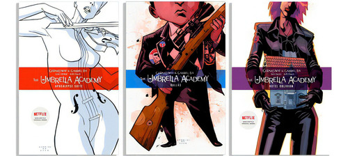 Libros The Umbrella Academy Vol. 1, Vol. 2, Vol. 3 (español