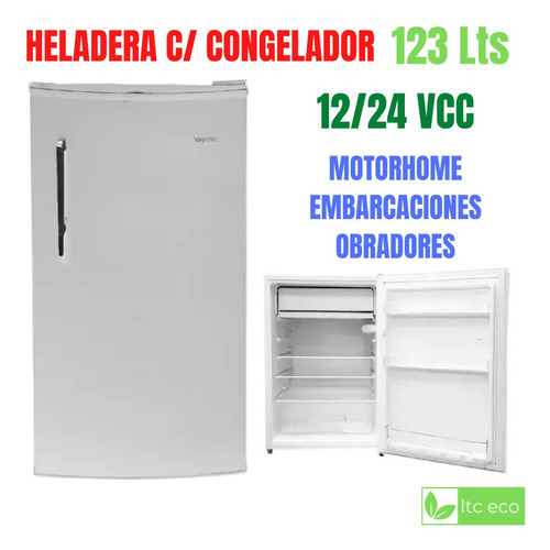 Heladera Bajo Mesada 123 Lts 12v 24v Motorhome Nautica