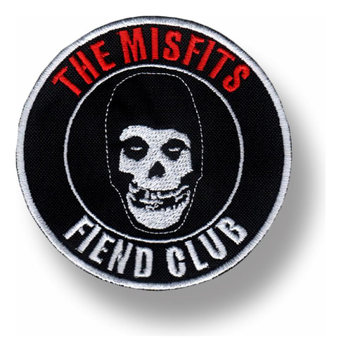 Parche Bordado Mediano Misfits Fiend Club