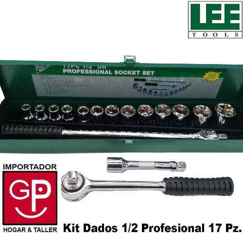 Juego De Dados Y Crique 17pz Con Estuche Lee Tools G P