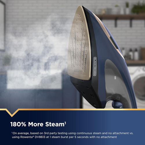 Black+decker Press & Steam 2-in-1 Iron And Steamer, 180% ...