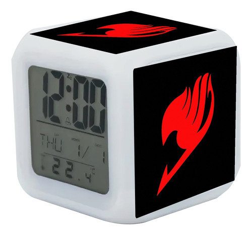 Reloj Despertador Fairy Tail Con Luz Led