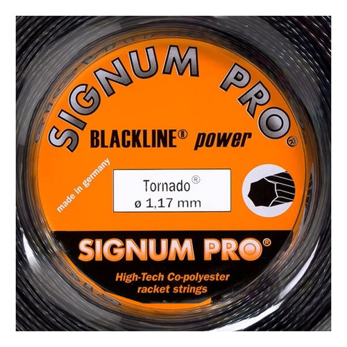 Corda Raquete Signum Pro Blackline Power Tornado 1,17 mm 200 m