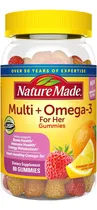 Comprar Multivitaminico Con Omega 3 De Mujer Nature Made 80 Gomitas