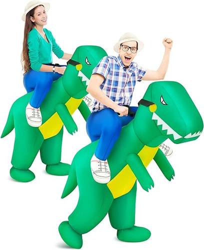 Disfraz Inflable Dinosaurio 2 Piezas Para Parejas Adultas Di