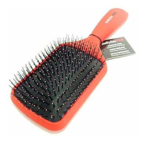 Escova de Cabelo Babyliss Tecnologia Dupla Cerda Paleta Cor Vermelho