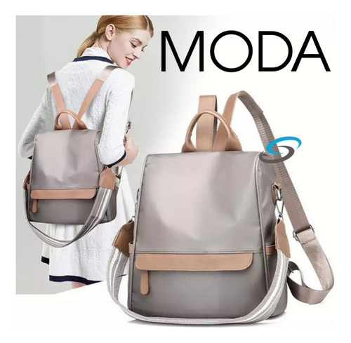 . Mochila Bolsa Back Pack Moda Casual Cierre Antirrobo Xsh
